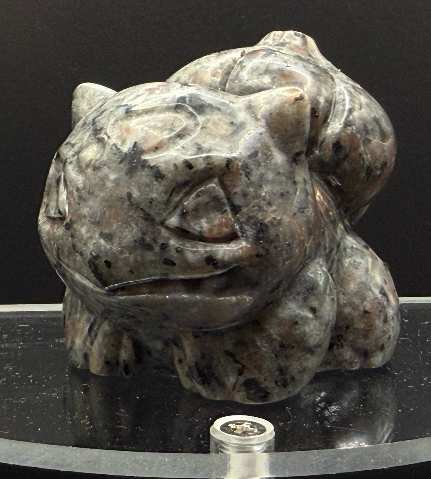 Hand-Carved Yooperlite Bulbasaur